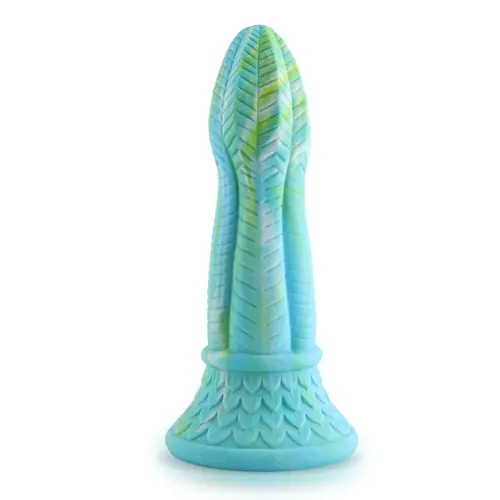 Fantasy Zuignap Dildo Blauw 25 cm Anaal