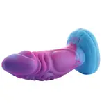 Fantasy  Merman Zuignap Dildo Paars 20 cm