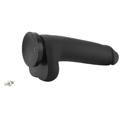 Dildo XL BBC Zwart Opzetstuk 29 cm KlicLok en Zuignap