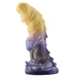 Fantasy Dildo Goud Paars Opzetstuk 21 cm KlicLok