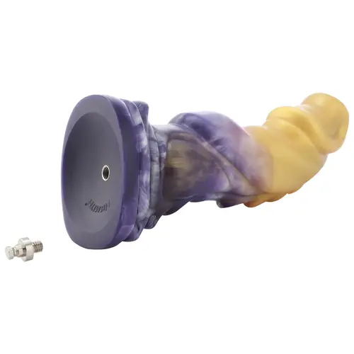 Fantasy Dildo Gold Purple Attachment 21 cm KlicLok