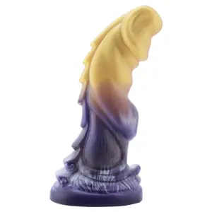 Fantasy Dildo Goud Paars Opzetstuk 21 cm KlicLok