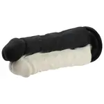 Dubbele Dildo Zwart Wit Opzetstuk 19 cm KlicLok®