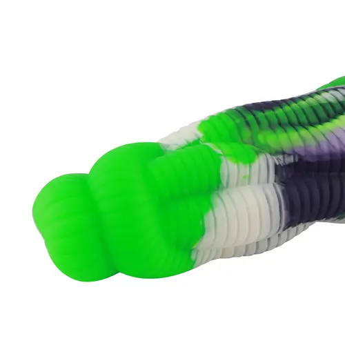 Fantasy Dildo Rattan KlicLok en Zuignap 24 CM Groen