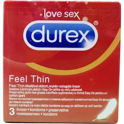 Durex Durex Feel Thin Condom 9-pack For that skin-to-skin feeling