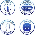 Durex Durex Extra Safe Condom 9-pack Extra thick with lube