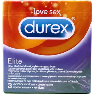 Durex Durex Elite Condom 9-pack Ultrathin with extra lubricant