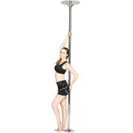 Dance Pole Static and Rotating Silver