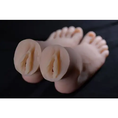 Foot model pair with Artificial Vagina - Mannequin Masturbator