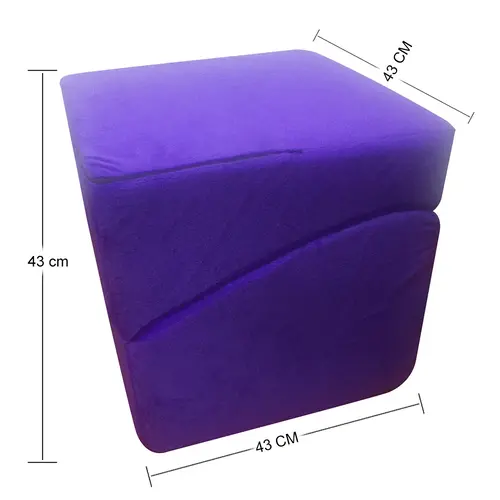 Sex pouf - Fold-out sex furniture - Sex Sofa Purple