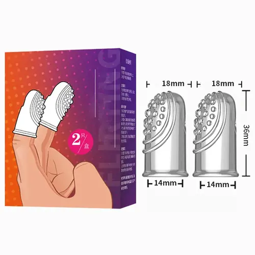 Vinger sleeve Siliconen 2-pack NR7