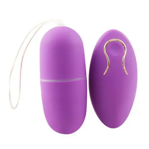 Mini egg vibrator With remote control Purple