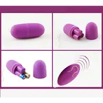 Mini ei vibrator Met afstandsbediening Paars