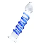 Glass Dildo Spiral Small 16 cm