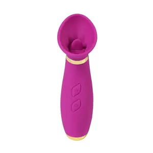 Zuigende Vibrator Met likfunctie en meerdere standen