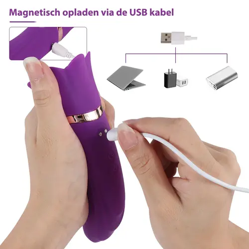 Sucking Vibrator Mit mehreren Saug- und Vibrationsmodi