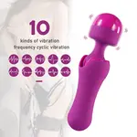 Mini Magic Wand Massager Vibrator with Adjustable Angle