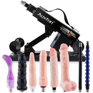 Auxfun® Basic Sexmachine Pakket Dimitri Met Dildo’s en verlengstukken