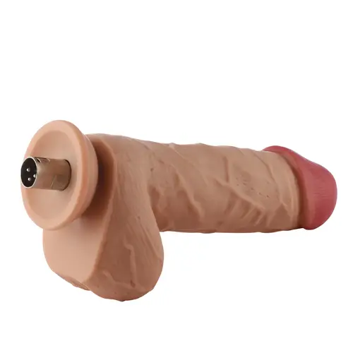 Dildo 3XLR for the Auxfun Basic Sex Machine Beige 22 cm Extra Thick