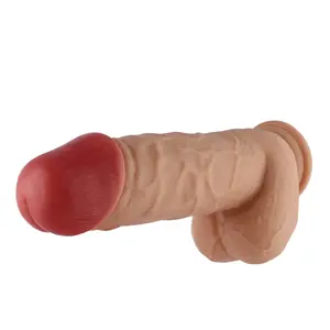 Dildo 3XLR voor Auxfun Basic Seksmachine Beige 22 cm Extra Dik