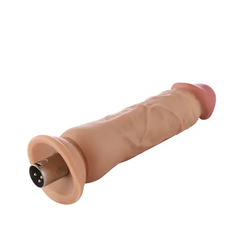 Dildo 3XLR for the Auxfun Basic Sex Machine Beige 19 cm