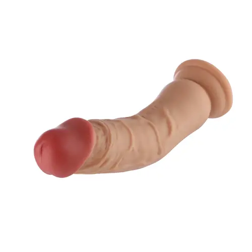 Dildo 3XLR voor Auxfun Basic Seksmachine Beige 19 cm