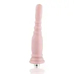 Anal Dildo 3XLR for Auxfun Basic Sex Machine Beige 20 cm