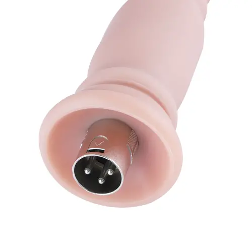 Anal Dildo 3XLR for Auxfun Basic Sex Machine Beige 20 cm