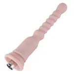 Anal Dildo 3XLR for Auxfun Basic Sex Machine Beige 21 cm
