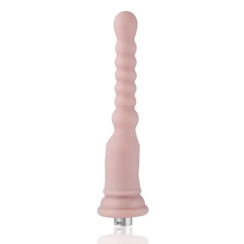 Anaal Dildo 3XLR voor Auxfun Basic Seksmachine Beige 21 cm