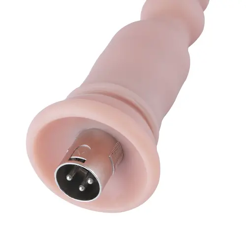 Anal Dildo 3XLR for Auxfun Basic Sex Machine Beige 21 cm