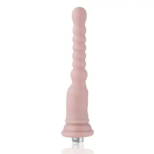 Anaal Dildo 3XLR voor Auxfun Basic Seksmachine Beige 21 cm