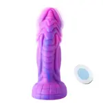 Vibrierender Rhino Fantasy Dildo mit Fernbedienung KlicLok und Saugnapf 20 CM