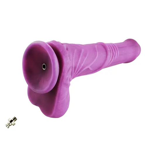 Fantasy Horse Dildo KlicLok und Saugnapf 27 CM Lila