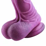 Fantasy Horse Dildo KlicLok and Suction Cup 27 CM Purple