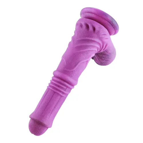 Fantasy Horse Dildo KlicLok and Suction Cup 27 CM Purple