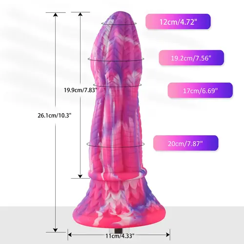 Fantasy Dildo KlicLok and Suction Cup 26 CM