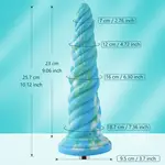 Anal Fantasy Dildo with Textured KlicLok and Suction Cup 26 CM