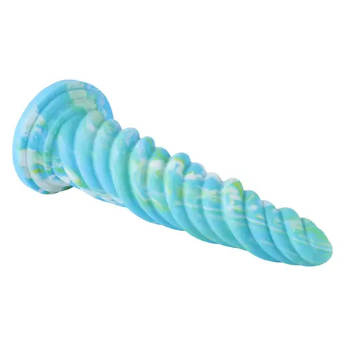 Anale Fantasy Dildo met Structuur KlicLok en Zuignap 26 CM