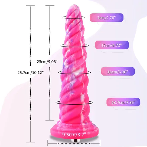 Anal Fantasy Dildo KlicLok und Saugnapf 26 CM Rosa