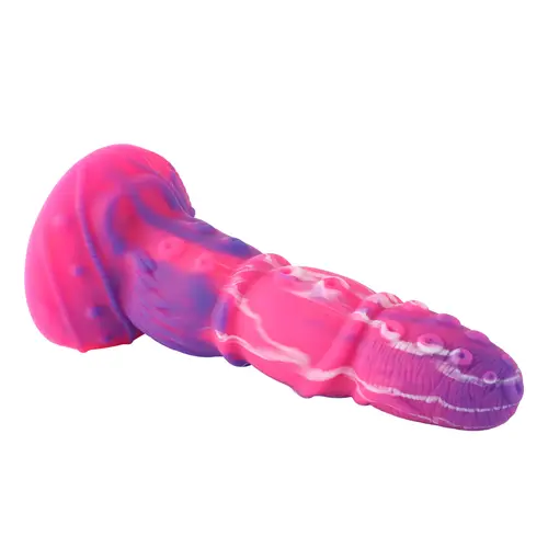 Anal Fantasy Dildo KlicLok und Saugnapf 22 CM lila-rosa