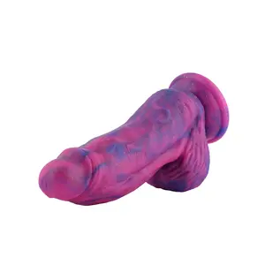 Fantasy Dildo mit leichter Kurve KlicLok und Saugnapf 24 CM