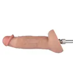 Realistic Dildo KlicLok and Suction Cup 23 CM Beige