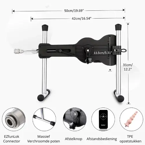 Auxfun Ukelele Seksmachine pakket Mahalo met vele Extra's en Afstandsbediening