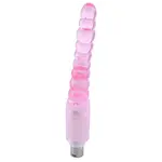 Gerippter Anal Dildo 3XLR Stecker für Auxfun Basic Sex Machine