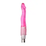 3XLR Anale dildo met kromming  voor Auxfun Basic Seksmachine