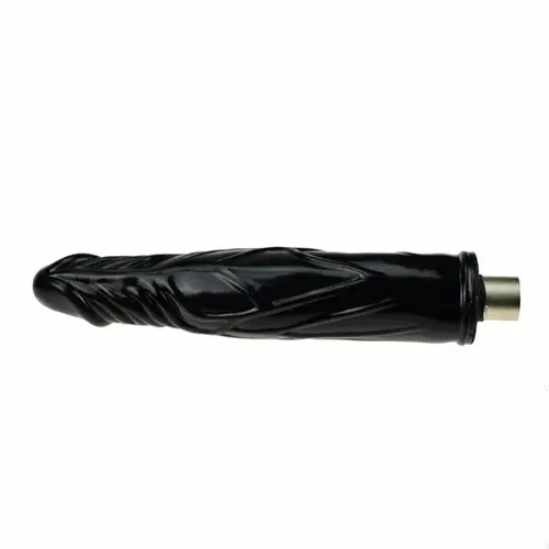 Zwarte Dildo 17 CM met 3XLR Connector  voor Auxfun Basic Seksmachine