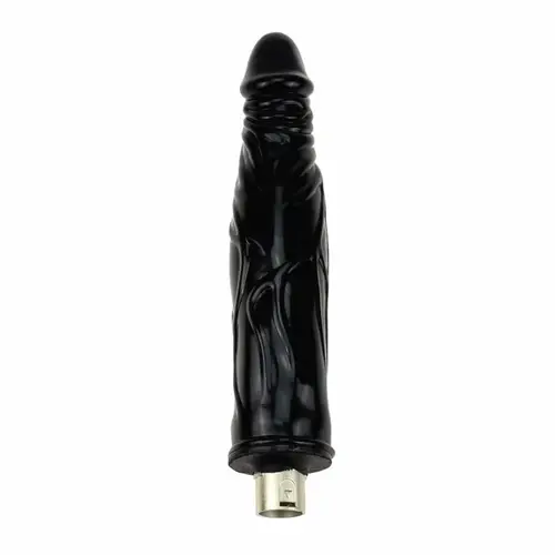 Black Dildo 17 CM with 3XLR Connector for Auxfun Basic Sex Machine