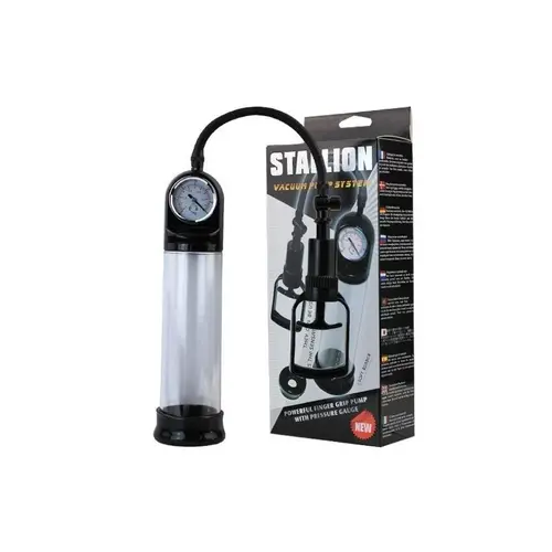 Penis Pump with Pressure Gauge Extension For Man