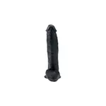 Mega Dildo with Suction Cup XL Black BlackZilla 30 CM